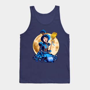 Elegant Witch under the Moonlight Tank Top